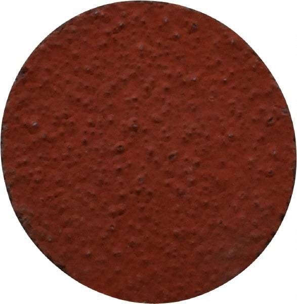 3M - 1" Disc Diam, 80 Grit, Ceramic Quick Change Disc - Type R Attaching System, Coated, Orange, Medium Grade, 30,000 RPM, 777F Series - Benchmark Tooling