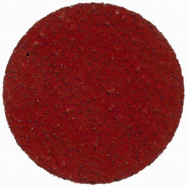 3M - 1" Disc Diam, 80 Grit, Ceramic Quick Change Disc - Type S Attaching System, Coated, Orange, Medium Grade, 30,000 RPM, 777F Series - Benchmark Tooling