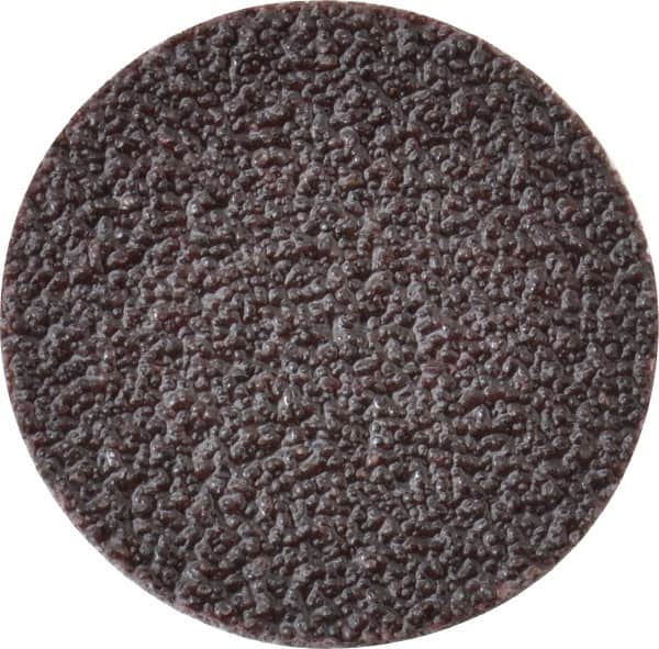 3M - 1" Disc Diam, 80 Grit, Aluminum Oxide Quick Change Disc - Type R Attaching System, Coated, Brown, Medium Grade, 30,000 RPM, 361F Series - Benchmark Tooling