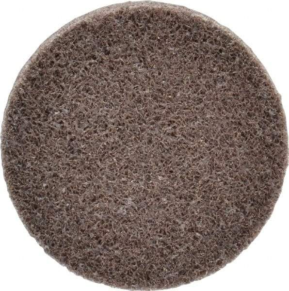 3M - 2" Disc Diam, Aluminum Oxide Quick Change Disc - Type R Attaching System, Nonwoven, Tan, Medium Grade, 22,100 RPM - Benchmark Tooling