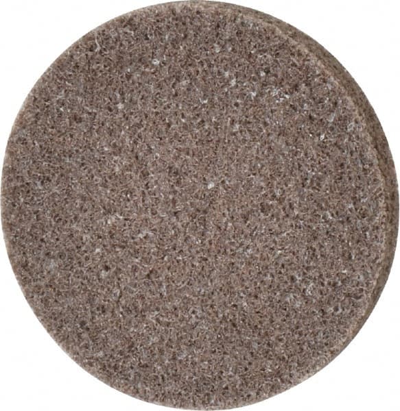 3M - 2" Disc Diam, Aluminum Oxide Quick Change Disc - Type S Attaching System, Nonwoven, Tan, Medium Grade, 22,100 RPM - Benchmark Tooling