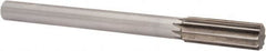 Interstate - 0.879" High Speed Steel 6 Flute Chucking Reamer - Straight Flute, 3/4" Straight Shank, 2-5/8" Flute Length, 10" OAL - Benchmark Tooling
