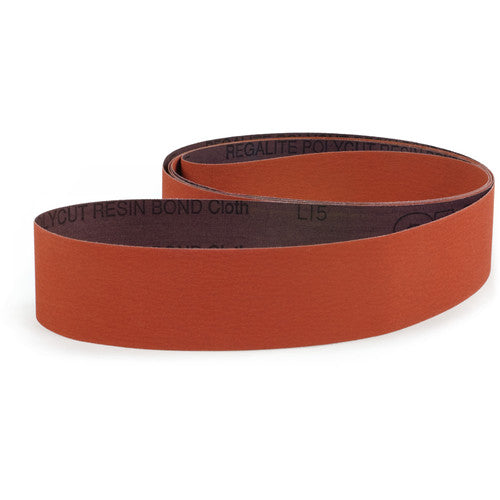 3M Cloth Belt 707E P120 JE-weight 2-1/2″ × 60″ Film-lok - Exact Industrial Supply