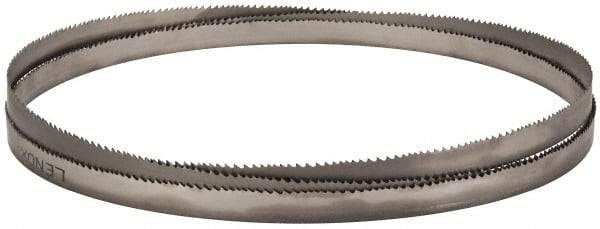 Lenox - 5 to 8 TPI, 10' 10-1/2" Long x 3/4" Wide x 0.035" Thick, Welded Band Saw Blade - Bi-Metal, Toothed Edge, Modified Raker Tooth Set, Flexible Back, Contour Cutting - Benchmark Tooling