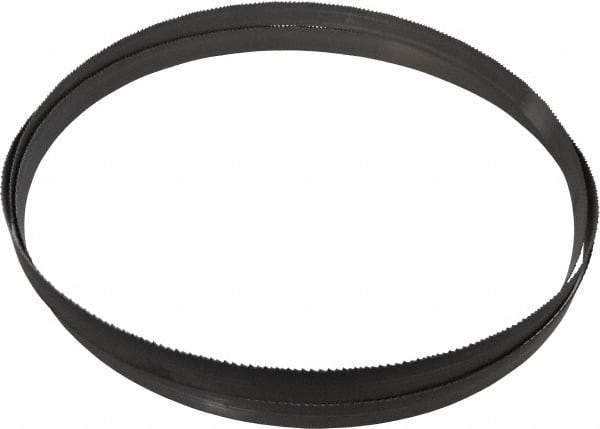 Lenox - 6 to 10 TPI, 12' 10" Long x 1" Wide x 0.035" Thick, Welded Band Saw Blade - Bi-Metal, Toothed Edge, Modified Raker Tooth Set, Flexible Back, Contour Cutting - Benchmark Tooling