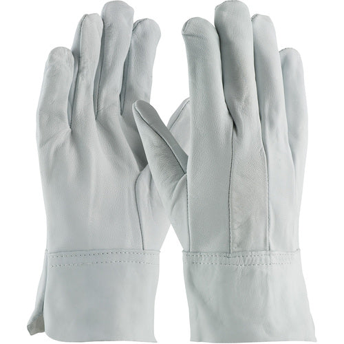 75-4904/S Welders / Foundry Gloves - Mig Tig - Top Grain Goatskin - 2 Inch Leather Cuff - Clute Pattern - Exact Industrial Supply