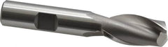 OSG - 15mm, 1-1/8" LOC, 1/2" Shank Diam, 3-1/8" OAL, 2 Flute, Cobalt Square End Mill - Single End, Uncoated, Spiral Flute, 30° Helix, Centercutting, Right Hand Cut, Right Hand Flute, Series 580 - Benchmark Tooling