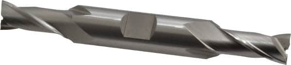 OSG - 10mm, 13/16" LOC, 1/2" Shank Diam, 3-3/4" OAL, 2 Flute, Cobalt Square End Mill - Double End, Uncoated, Spiral Flute, 30° Helix, Centercutting, Right Hand Cut, Right Hand Flute, Series 582 - Benchmark Tooling