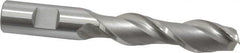 OSG - 3/4", 3" LOC, 3/4" Shank Diam, 5-1/4" OAL, 2 Flute, Cobalt Square End Mill - Single End, Uncoated, Spiral Flute, 45° Helix, Centercutting, Right Hand Cut, Right Hand Flute, Series 535 - Benchmark Tooling