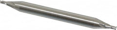 OSG - 5/64", 1/8" LOC, 3/16" Shank Diam, 2" OAL, 2 Flute, Cobalt Square End Mill - Double End, Uncoated, Spiral Flute, 30° Helix, Centercutting, Right Hand Cut, Right Hand Flute, Series 562 - Benchmark Tooling