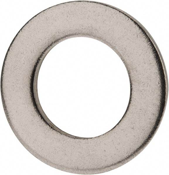 Value Collection - M16 Screw, Grade 316 Stainless Steel Standard Flat Washer - 17mm ID x 30mm OD, Plain Finish - Benchmark Tooling