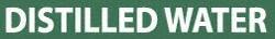 NMC - Pipe Marker with Distilled Water Legend and No Graphic - 3/4 to 1-1/4" Pipe Outside Diam, White on Green - Benchmark Tooling