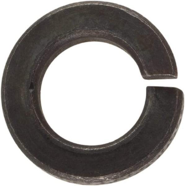Value Collection - #8, 0.167" ID, 0.047" Thick Split Lock Washer - Grade 2 Spring Steel, Uncoated, 0.167" Min ID, 0.174" Max ID, 0.307" Max OD - Benchmark Tooling