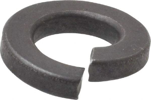Value Collection - 3/8", 0.377" ID, 0.115" Thick Split Lock Washer - Grade 2 Spring Steel, Uncoated, 0.377" Min ID, 0.385" Max ID, 0.688" Max OD - Benchmark Tooling