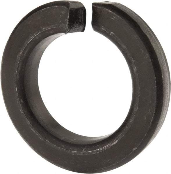 Value Collection - 1-1/2", 1.504" ID, 0.045" Thick Split Lock Washer - Grade 8 Spring Steel, Uncoated, 1.504" Min ID, 1.534" Max ID, 2.491" Max OD - Benchmark Tooling