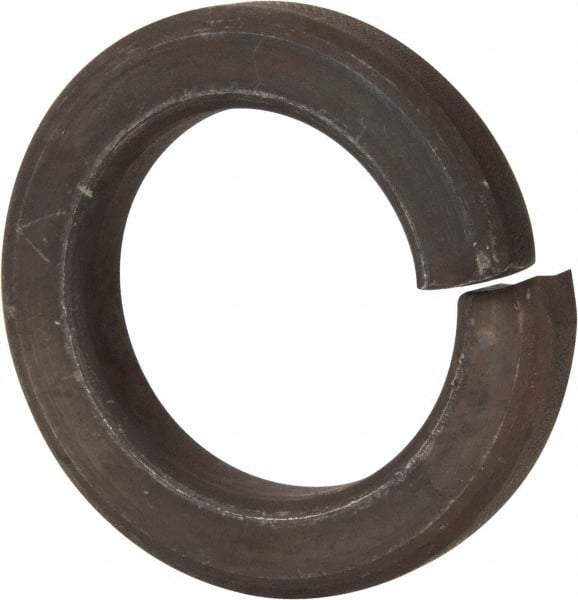 Value Collection - 2", 2.008" ID, 0.496" Thick Split Lock Washer - Grade 8 Spring Steel, Uncoated, 2.008" Min ID, 2.039" Max ID, 3.144" Max OD - Benchmark Tooling