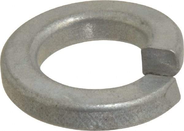 Value Collection - 1/2", 0.502" ID, 0.151" Thick Split Lock Washer - Grade 2 Spring Steel, Zinc-Plated Finish, 0.502" Min ID, 0.512" Max ID, 0.879" Max OD - Benchmark Tooling
