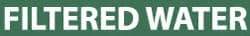 NMC - Pipe Marker with Filtered Water Legend and No Graphic - 3/4 to 1-1/4" Pipe Outside Diam, White on Green - Benchmark Tooling