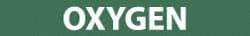 NMC - Pipe Marker with Oxygen Legend and No Graphic - 2-1/2 to 6" Pipe Outside Diam, White on Green - Benchmark Tooling