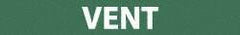 NMC - Pipe Marker with Vent Legend and No Graphic - 3/4 to 1-1/4" Pipe Outside Diam, White on Green - Benchmark Tooling