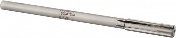 Made in USA - 0.52" Carbide-Tipped 6 Flute Chucking Reamer - Benchmark Tooling