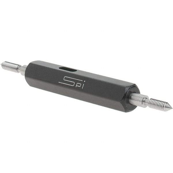 SPI - #3-56, Class 2B, Double End Plug Thread Go/No Go Gage - Steel, Size 000 Handle Included - Benchmark Tooling
