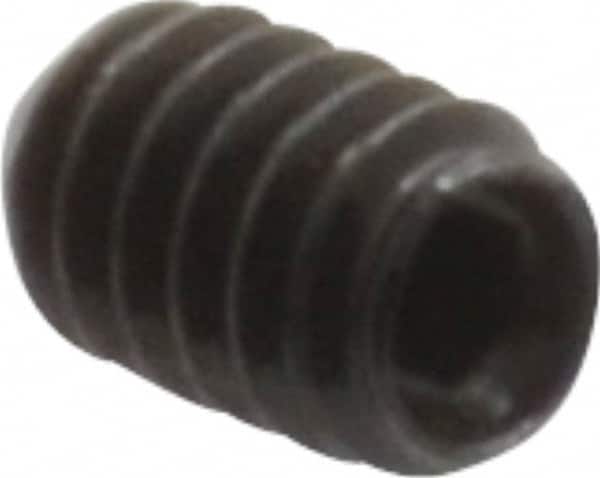 Camcar - #2-56 UNC, 1/8" OAL, Cup Point Set Screw - Grade ASTM F912 Steel, 0.035" Key - Benchmark Tooling
