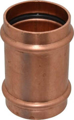 NIBCO - 2" Wrot Copper Pipe Coupling without Stop - P x P, Press Fitting - Benchmark Tooling