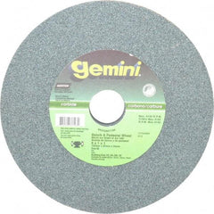 Norton - 80 Grit Silicon Carbide Bench & Pedestal Grinding Wheel - 6" Diam x 1" Hole x 1" Thick, 4140 Max RPM, Medium Grade - Benchmark Tooling