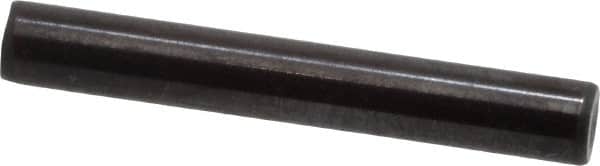 Holo-Krome - 1/8" Diam x 7/8" Pin Length Grade 8 Alloy Steel Standard Dowel Pin - Black Luster Finish, C 47-58 & C 60 (Surface) Hardness, 1 Beveled & 1 Rounded End - Benchmark Tooling