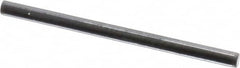 Holo-Krome - 1/8" Diam x 2" Pin Length Grade 8 Alloy Steel Standard Dowel Pin - Black Luster Finish, C 47-58 & C 60 (Surface) Hardness, 1 Beveled & 1 Rounded End - Benchmark Tooling