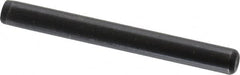 Holo-Krome - 3/16" Diam x 1-3/4" Pin Length Grade 8 Alloy Steel Standard Dowel Pin - Black Luster Finish, C 47-58 & C 60 (Surface) Hardness, 1 Beveled & 1 Rounded End - Benchmark Tooling