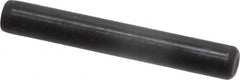 Holo-Krome - 1/4" Diam x 1-3/4" Pin Length Grade 8 Alloy Steel Standard Dowel Pin - Black Luster Finish, C 47-58 & C 60 (Surface) Hardness, 1 Beveled & 1 Rounded End - Benchmark Tooling