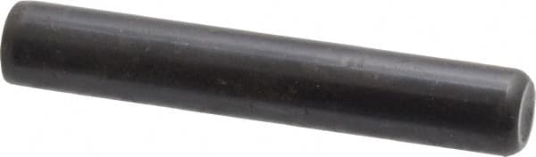 Holo-Krome - 3/8" Diam x 2-1/4" Pin Length Grade 8 Alloy Steel Standard Dowel Pin - Black Luster Finish, C 47-58 & C 60 (Surface) Hardness, 1 Beveled & 1 Rounded End - Benchmark Tooling