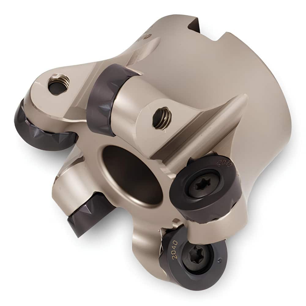 Indexable Copy Face Mills; Maximum Depth Of Cut: 0.3750 in; Compatible Insert Size Code: RCL.1906; Arbor Hole Diameter (mm): 1.50; Maximum Ramping Angle: 4.5 ™; Overall Height (mm): 2.4800 in; Series: 5W6N; Number of Cutter Inserts: 6; Cutter Style: 5W6N