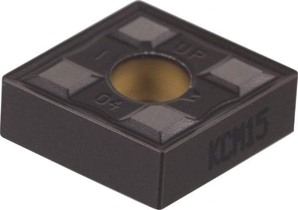 Kennametal - CNMG542 UP Grade KCM15 Carbide Turning Insert - TiCN/Al2O3 Finish, 80° Diamond, 5/8" Inscr Circle, 1/4" Thick, 1/32" Corner Radius - Benchmark Tooling