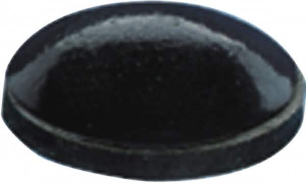 Made in USA - 0.25" Wide x 0.079" High, Self Adhesive Polyurethane Bumpers - Hemispherical - Benchmark Tooling