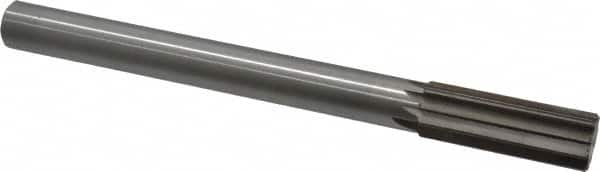 Interstate - 1" High Speed Steel Chucking Reamer - Straight Flute, 7/8" Straight Shank, 2-3/4" Flute Length, 10-1/2" OAL - Benchmark Tooling