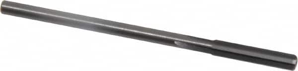 Made in USA - 1/8" Solid Carbide 4 Flute Chucking Reamer - Straight Flute, 0.1099" Straight Shank, 5/8" Flute Length, 2-1/4" OAL - Benchmark Tooling