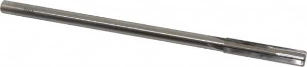 Made in USA - 0.356" Carbide-Tipped 4 Flute Chucking Reamer - Straight Flute, 5/16" Straight Shank, 1-3/4" Flute Length, 7" OAL - Benchmark Tooling
