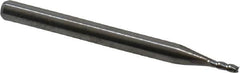 M.A. Ford - 0.05", 0.15" LOC, 1/8" Shank Diam, 1-1/2" OAL, 4 Flute, Solid Carbide Square End Mill - Single End, Uncoated, Spiral Flute, 30° Helix, Centercutting, Right Hand Cut, Right Hand Flute, Series 111 - Benchmark Tooling