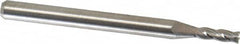 M.A. Ford - 5/64", 15/64" LOC, 1/8" Shank Diam, 1-1/2" OAL, 4 Flute, Solid Carbide Square End Mill - Single End, Uncoated, Spiral Flute, 30° Helix, Centercutting, Right Hand Cut, Right Hand Flute, Series 117 - Benchmark Tooling