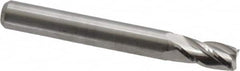 M.A. Ford - 15/64", 1/2" LOC, 1/4" Shank Diam, 2" OAL, 4 Flute, Solid Carbide Square End Mill - Single End, Uncoated, Spiral Flute, 30° Helix, Centercutting, Right Hand Cut, Right Hand Flute, Series 163 - Benchmark Tooling