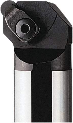 Seco - 32mm Min Bore Diam, 200mm OAL, 25mm Shank Diam, S-CRSN Indexable Boring Bar - 37mm Max Bore Depth, RN.N 0603.. Insert, Clamp Holding Method - Benchmark Tooling