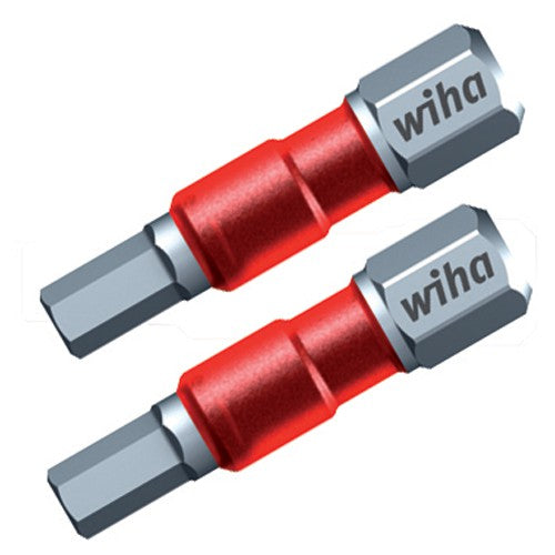 Terminator Impact Insert Bit Hex 5.0mm × 29mm (Pack of Ten, Price Per Pack) - Benchmark Tooling