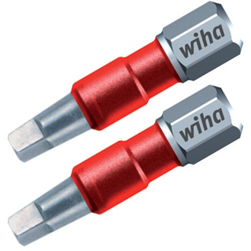 Terminator Impact Insert Bit Square #2 × 29mm (Pack of Ten, Price Per Pack) - Benchmark Tooling