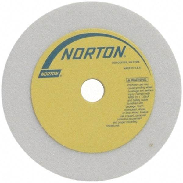 Norton - 3" Diam x 1/2" Hole x 1" Thick, M Hardness, 60 Grit Surface Grinding Wheel - Aluminum Oxide, Type 1, Medium Grade, 10,825 Max RPM - Benchmark Tooling