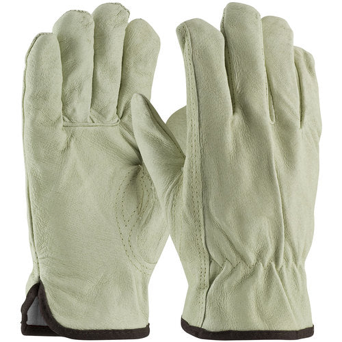 77-469/M Insulated Drivers Gloves - Top Grain Pigskin Drivers - Premium - Thinsulate Lining - Keystone Thumb - Exact Industrial Supply