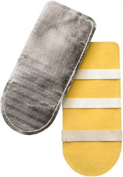 Steiner - Universal Size, Silver/Gold, Aluminized Rayon/Acrylic Coated Fiberglass, Glove Pad - Unlined, 13" OAL - Benchmark Tooling