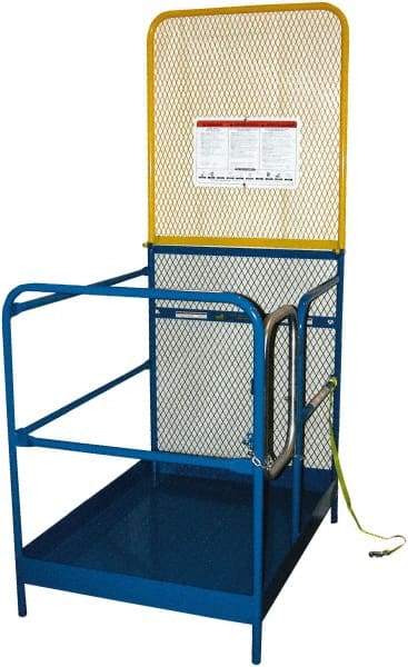 Vestil - 89" Platform - Forklift Work Platform, 1,000 Lb Capacity, 89-5/8" Platform Height, 36" Base Width x 48" Base Depth - Benchmark Tooling